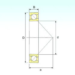  7092 A ISB Angular Contact Ball Bearings