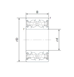  712019 NACHI Angular Contact Ball Bearings