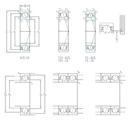  7000 CD/HCP4A SKF Angular Contact Ball Bearings