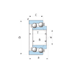  712179800 INA Angular Contact Ball Bearings