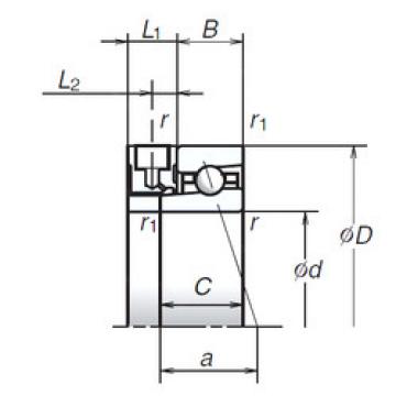  70BNR10XE NSK Angular Contact Ball Bearings