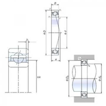  70BER10X NSK Angular Contact Ball Bearings