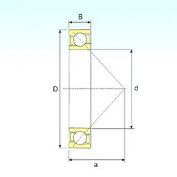  7030 B ISB Angular Contact Ball Bearings