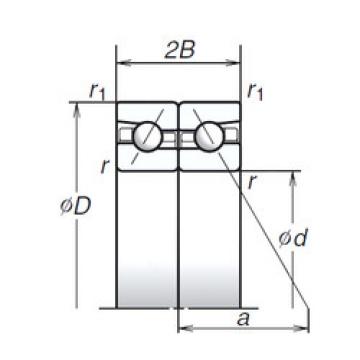  70BTR10H NSK Angular Contact Ball Bearings