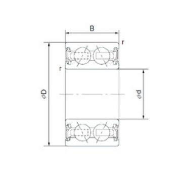  712019 NACHI Angular Contact Ball Bearings