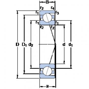  7015 CD/HCP4A SKF Angular Contact Ball Bearings