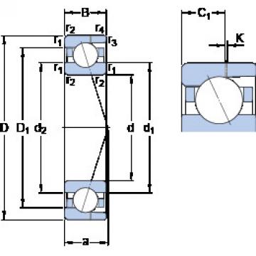  707 ACD/P4AH SKF Angular Contact Ball Bearings