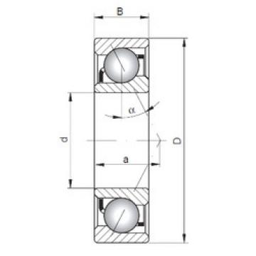  7013 B ISO Angular Contact Ball Bearings