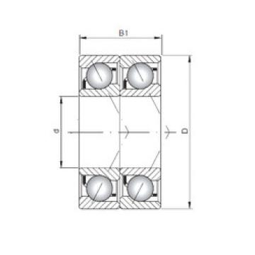  7015 CDT ISO Angular Contact Ball Bearings