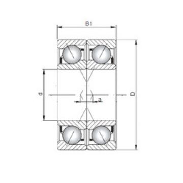  7018 CDF ISO Angular Contact Ball Bearings