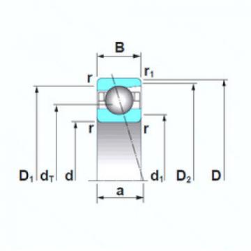  7018A5TRSU NSK Angular Contact Ball Bearings