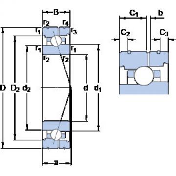  7019 ACB/HCP4AL SKF Angular Contact Ball Bearings