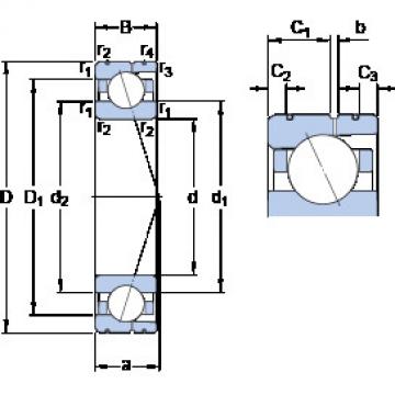  7018 CD/P4AL SKF Angular Contact Ball Bearings