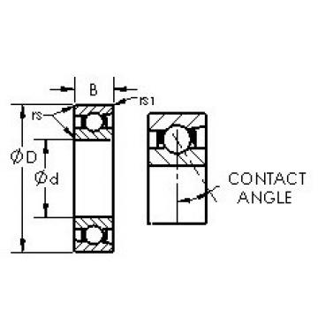  7015AC AST Angular Contact Ball Bearings