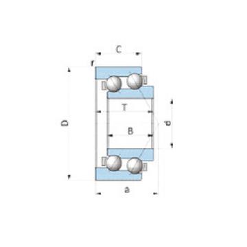  712179600 INA Angular Contact Ball Bearings