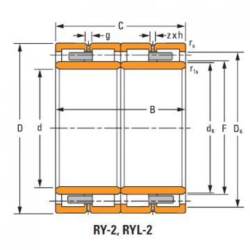  220arvs1683 257rys1683 four-row cylindrical roller Bearing