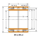  190ryl1528 four-row cylindrical roller Bearing